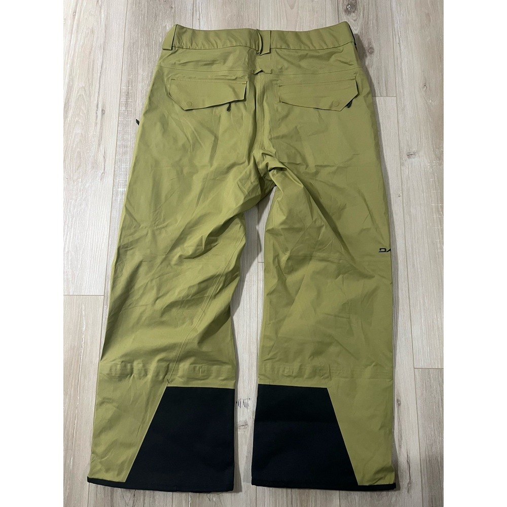 DAKINE Sender Stretch 3L Pant Mens Size XL Earth Green Drawstrings.. - Picture 2 of 10